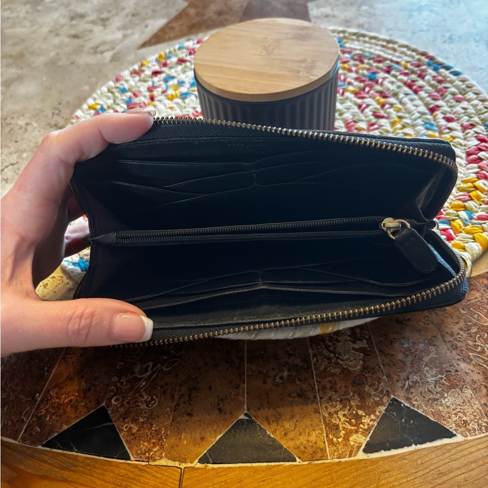 Cole Haan Brown Woven Leather Tote Bag and wallet - Picture 11 of 11